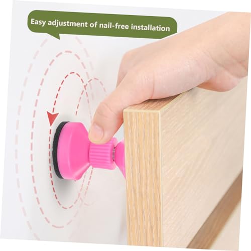 BESPORTBLE 2 Peças Estabilizador Anti-Balanço Cabeceira Estrutura De Cama Rolha De Parede Estrutura