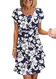 robe cocktail longue fleurie Parfait pour la plage, les fêtes, le bureau, les vacances, les voyages, la maison, l'école et toute occasion dans la vie quotidienne.