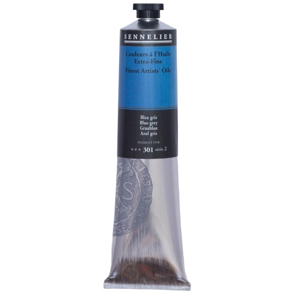 Sennelier Peinture à l'huile d'artistes, tube de 200 ml, bleu-gris S2