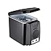 GlacièRe éLectrique Portable, RéFrigéRateur De Voiture Portable 6l, Mini-RéFrigéRateur à Double Usage 12v / 220v pour La Maison Et Les Voyages {Noir}