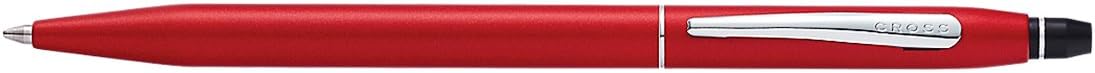 Cross Click Pen Metallic Red with Extra Refills