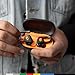 Skullcandy Push Play Active Wireless Earbuds, Bluetooth Headphones, Noise Isolating, 34 Hrs Battery, Secure-Fit Over-Ear Hanger, Sweat Water Resistant, Microphone for iPhone Android - Black/Orange​