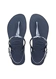 sandalias playa mujer Antideslizante Havaianas Twist, Sandalias Mujer, Blue Indigo, 39/40 EU