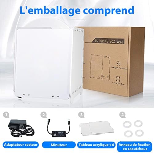 Caja Curadora de Resina UV DERUC 360° con Lámpara Quartz - Fernando Cortés Caja Curadora de Resina UV DERUC 360° con Lámpara Quartz - Fernando Cortés