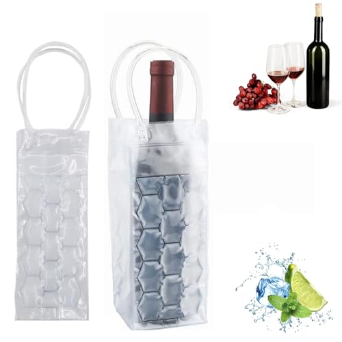 Bolsa de refrigerador de vino transparente y flexible de dos unidades para hogar 4