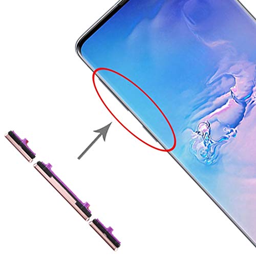 Touches latérales pour Galaxy S10 et S10+ couleur or lot de 10 pièces de rechange