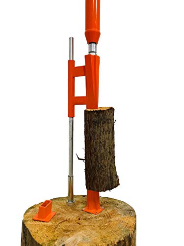 Forest Master Smart Splitter Manual Log Splitter Axe Wedge Maul & Forest Master Log Bench Jaws for Workbench - Image 2