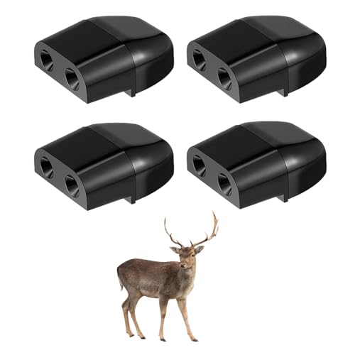 4 Stück Auto Ultraschallpfeifen,Hirsch Warner Ultraschall, Wildwarner für Auto,Hirschpfeife Ultraschall,Hirschpfeifen Wildwarngeräte für Wildtiere Unfallverhütung,für Auto LKW und Motorrad RVs.