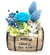 フラワーアレンジメント小物入れ 猫付き ruplan_pf-chatlulu