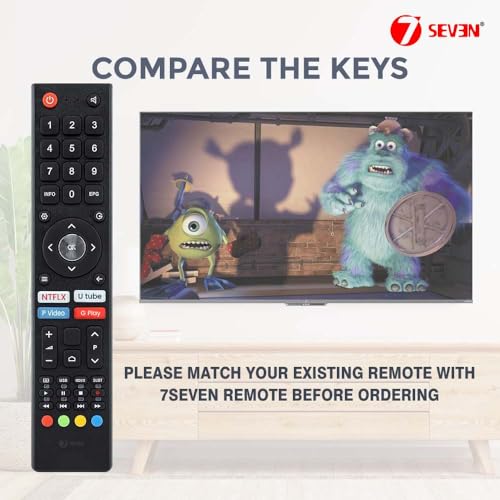 7SEVEN® Compatible for BPL Tv Remote Control Suitable for Smart Android 4k LED UHD HD bpl Television with OTT Hotkeys Without Voice Command 7 41efI7E9PwL