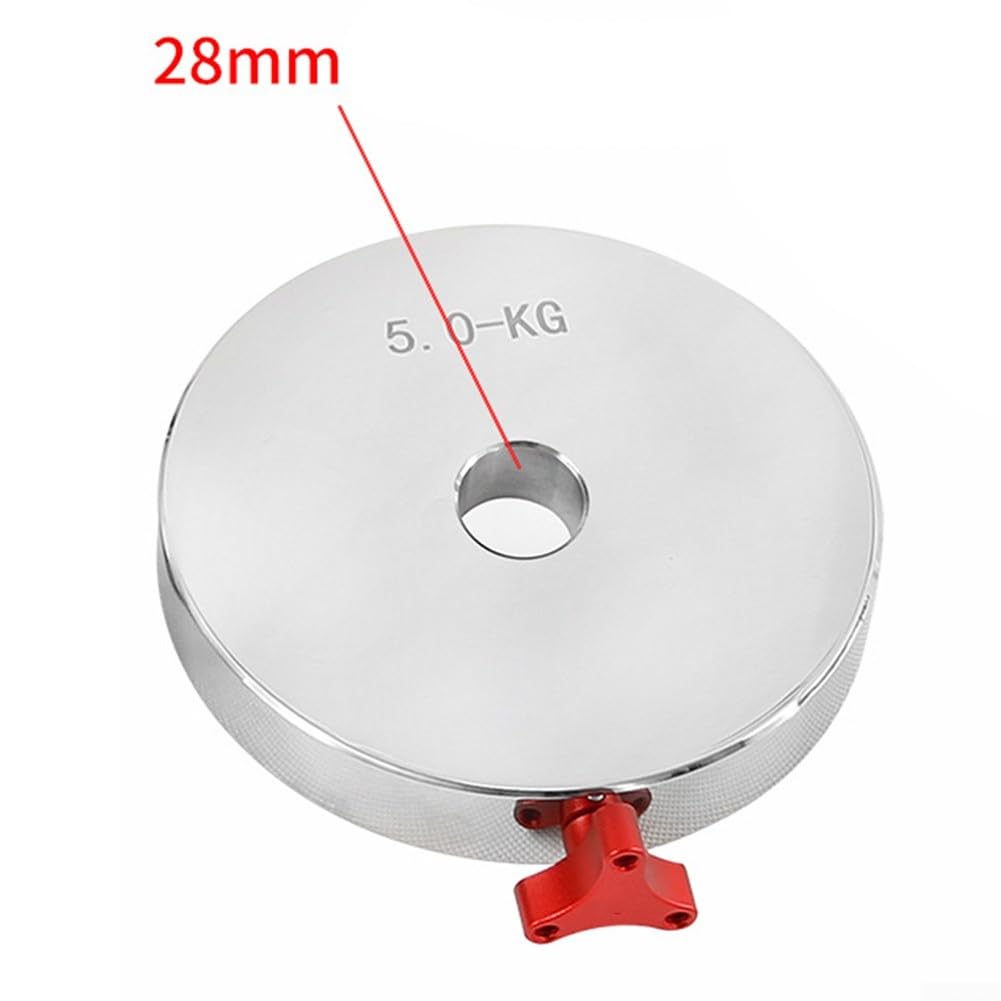 Contrapeso para acero Inoxidable 5kg 38mm Contrapeso para acero
