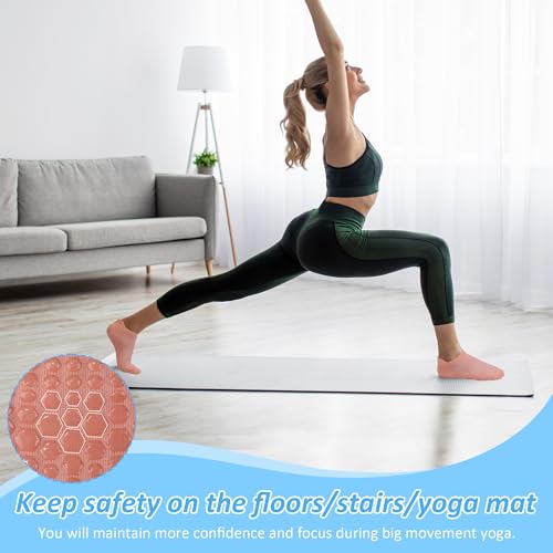 7 Pairs Pilates Socks with Grips for Women3