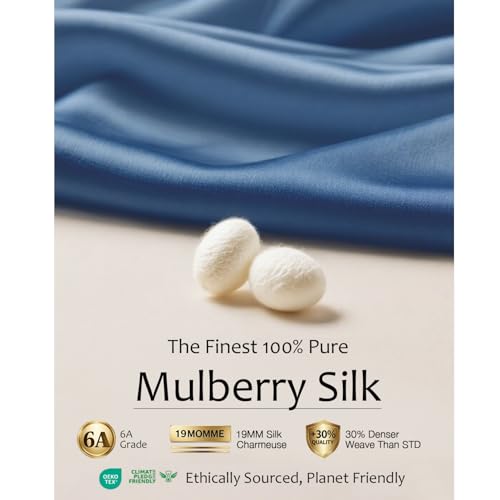 Image of MANSPHIL 100% Real Mulberry Silk Pocket Square for Men, 11x11 Inch Solid Handkerchiefs, Multi Colors