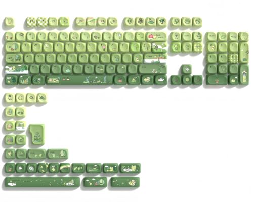 dagaladoo Matcha Frog Keycaps