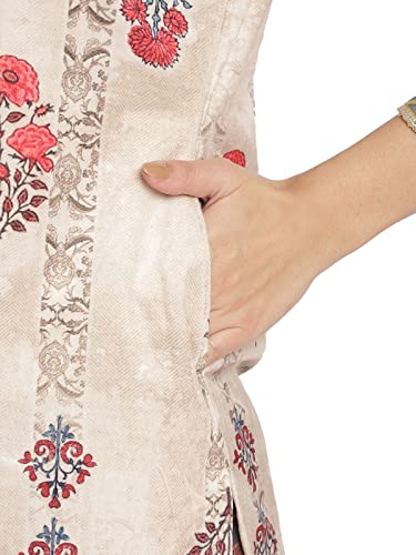 Image of Ahalyaa Women's Digital Print Velvet Kurta With Palazzo (AHKUPZ-COMBO-411-12-13)