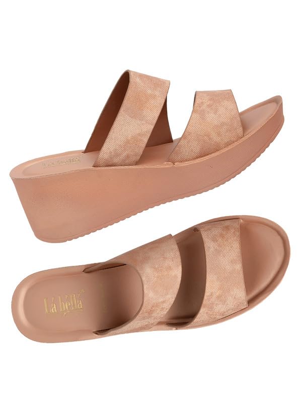 Image of La bella Women's Slip-On Slipper CORAL (LX55 CORAL)