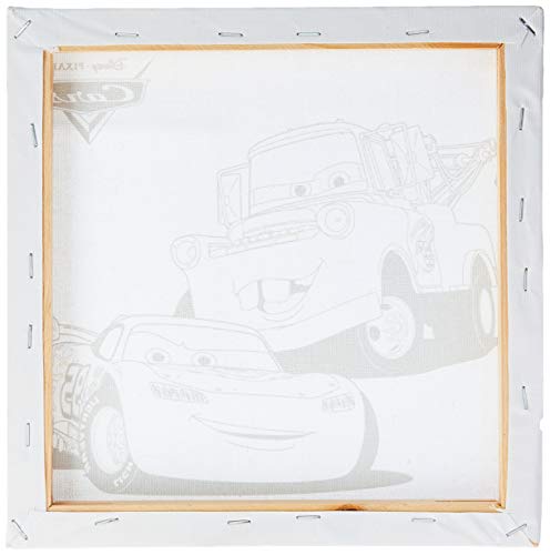 Tela P/Pintura Lic Disney 25X25 Un Carros