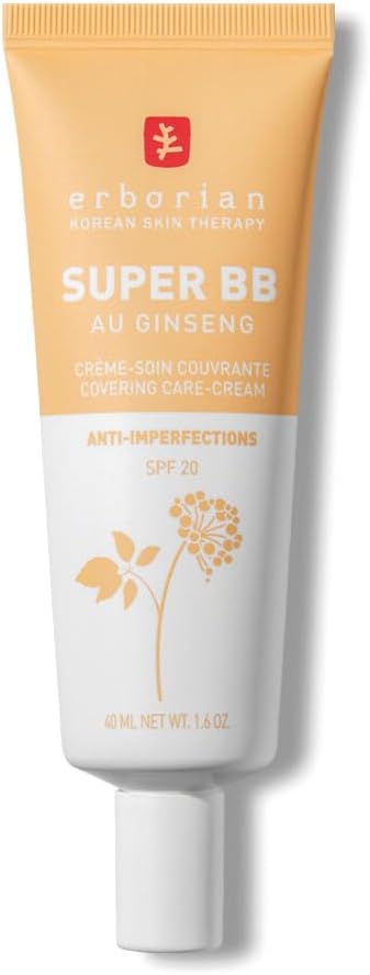 Super BB Cream with Ginseng - Full coverage BB cream for acne prone skin