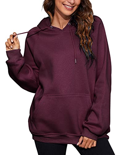 Xnova Damen Oversized Hoodies Langarm Herbst Winter Kapuzenpullover,...