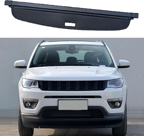 Cubierta de maletero para Jeep Compass 2017-2024 retráctil de carga 2