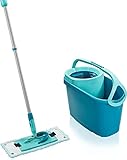 leifheit bodenwischer xl Lieferumfang - Leifheit Set Clean Twist Ergo 2.0, 6L Putzeimer mit Schleuder-Mechanik, Wischbezug super soft, Stiel mit Click-System (nicht kompatibel mit Leifheit Professional-Serie), Art. Nr. 52120
