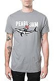 Pearl Jam Men's Shark Cowboy T-shirt Medium Ice