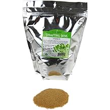 Organic Amaranth Seeds- 2.5 Lbs- Grain Seed for Sprouting Sprouts, Cooking, Grinding for Flour, Soup, Food Storage & More