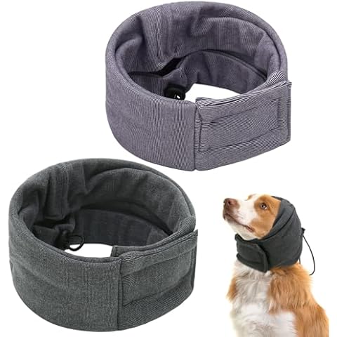 Adjustable Dog Snood Ear Protectors for Calming Cover