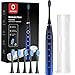 Produktbild Oclean Elektrische Zahnbürste TravelGo Flow Gift Set, 180 Tage Akkulaufzeit Schallzahnbürste mit Reiseetui, 5 Modi Electric Toothbrush mit 6 Bürstenköpfen für Zahnreinigung, Zahnbürste mit USB, Blau