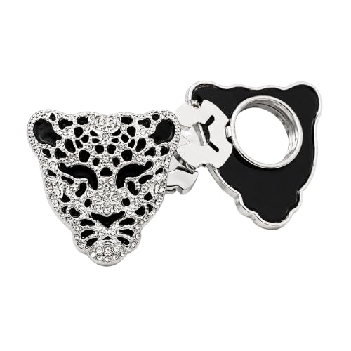 Neertara Leopard Luxe Button Cover for Men & Women | Premium Crystal Formal Shirt Accessory | Luxury Suit & Blazer Button Cover (1 pair)-image-33