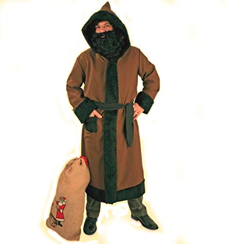 KarnevalsTeufel Herrenkostüm Knecht Ruprecht 1-TLG. bestehend aus Mantel, Gürtel und Kapuze Ideal...