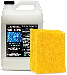 Aerolon Tech Shine, Fast Wet-Applied Coating Polymeric Car Wax, Top Coat Polish
