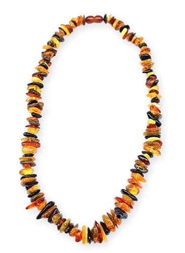 Collier chips pierre naturelle TENET de 75cm pour cristal thérapie