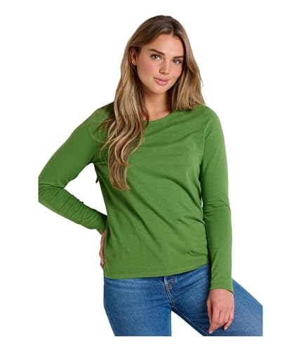 Toad&Co Women's Primo Long Sleeve Crew, Artichoke, X-Small at