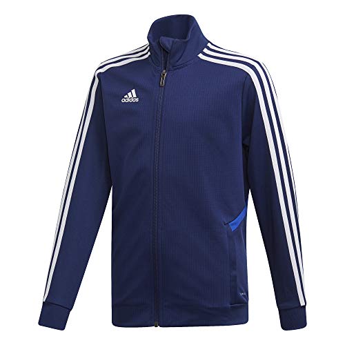 adidas Meninos Adolescentes Jaqueta De Treino De Tiro19 Para Jovens Extra Grande Marinho | Branco