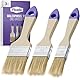 Filzada® 3X Einwegpinsel Set - hochwertige Maler Einwegpinsel in verschiedenen Größen - Flachpinsel für Wandfarbe - Lackpinsel für gleichmäßigen Farbauftrag - Paint Brush - Pinsel Set - Lackierpinsel