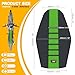 sawrain Dirt Bike Seat Cover - Universal Gripper No-Slip Dirtbike Seat Cover Black-Green