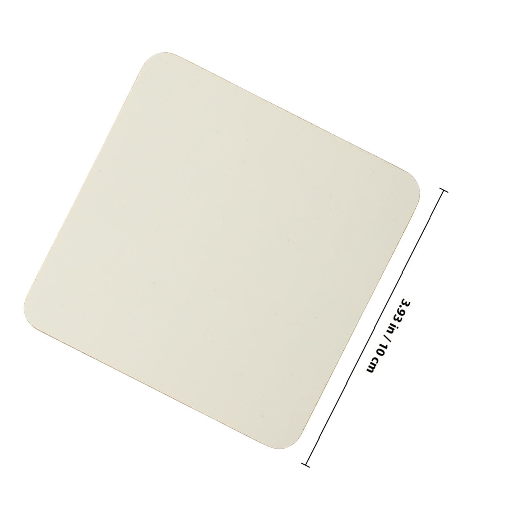 Operitacx 12piezas Blank para Sublimación Posavasos De Corcho y Cojines De Taza Personalizables para y