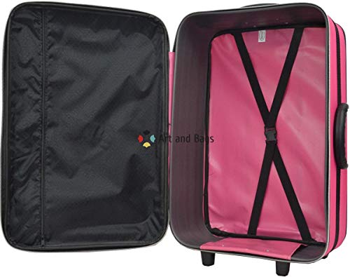 KIT CONJUNTO JOGO 2 MALAS VIAGEM VILLAGE - MÉDIA E GRANDE