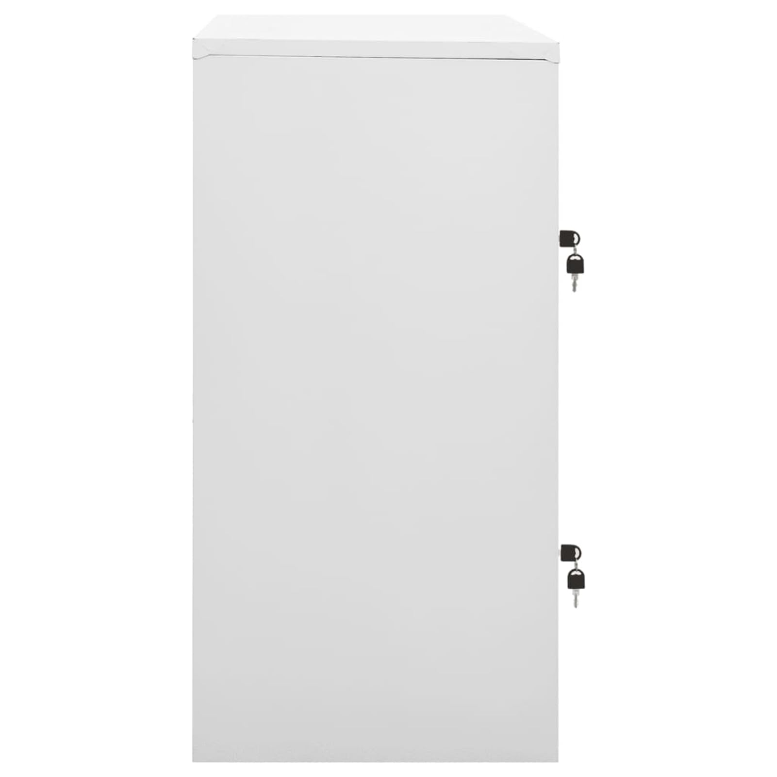 Rantry Schließfachschrank Hellgrau und Blau 90x45x92,5 cm Stahl Schließfächer Model336433