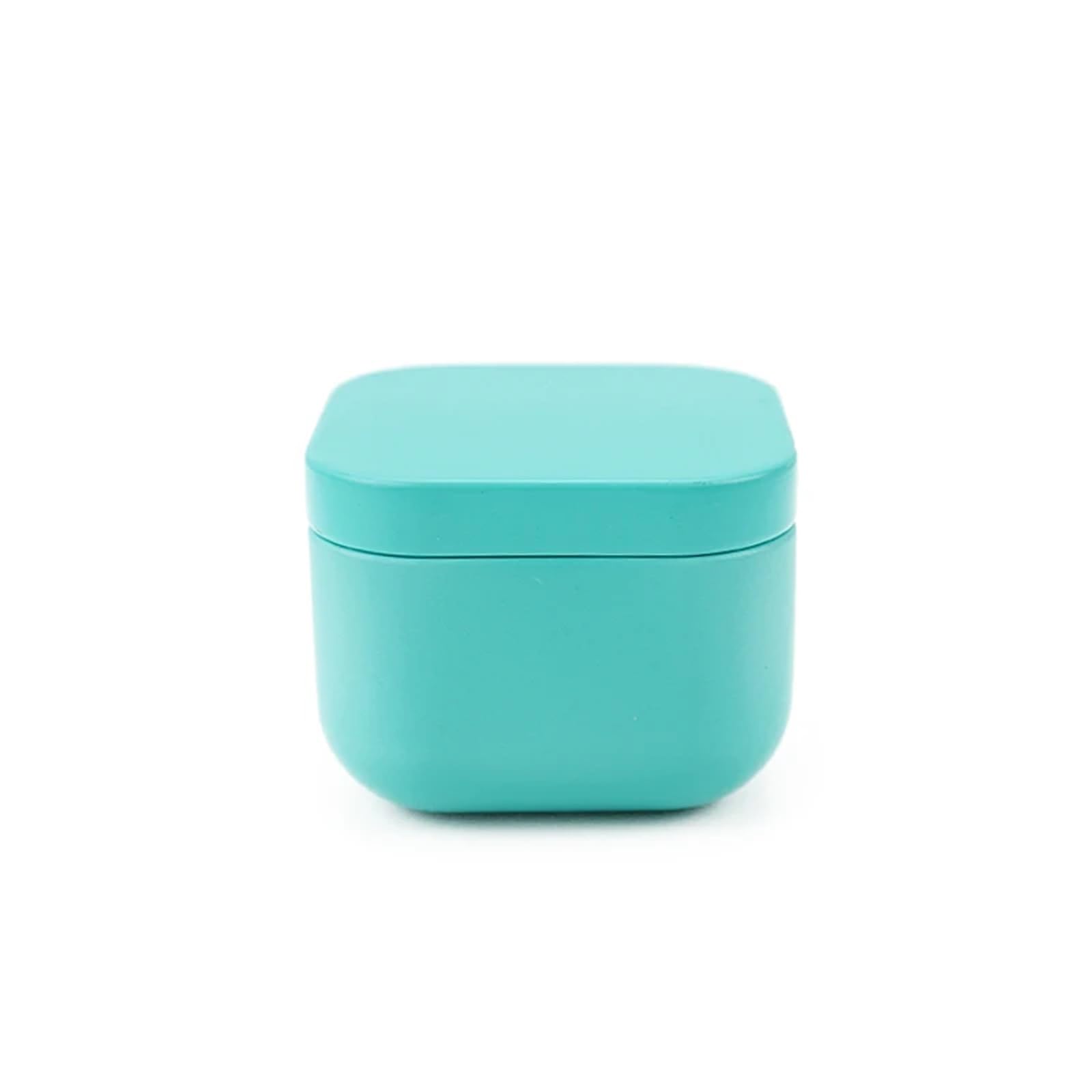 Gwyzax Metal Tin Box with Lids 50ml Empty Square Candle Jars with Lids 12/24pcs Metal Tin Containers for Storage