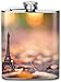 Produktbild Eybfrre Flachmann aus Edelstahl, ca. 200 ml, ohne Trichter, Motiv: Autumn Paris Tower