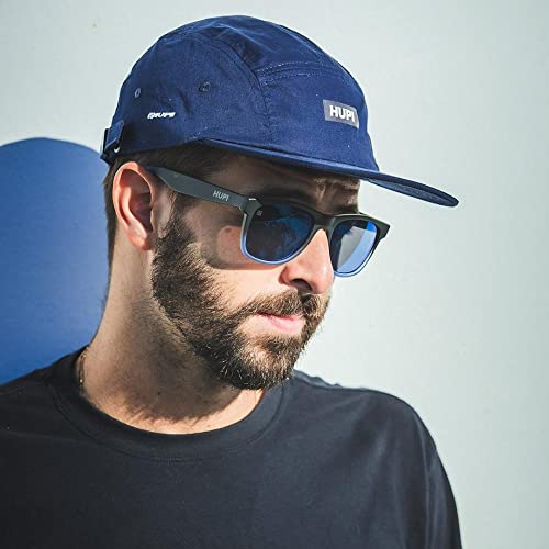 Boné HUPI Sunday 5 Panel Azul Marinho, Cor: AZUL MARINHO