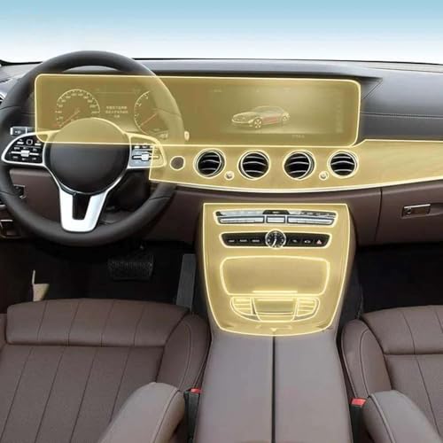 Film protection peinture console Mercedes Classe E Coupé W213 anti-rayures TPU