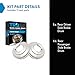 TRQ Rear Brake Drum Pair Set Compatible with 2002-2007 Mitsubishi Lancer/Models with 15 Inch Wheel