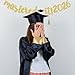 Mastered It 2026 Banner, Graduation Sign, Class of 2026 Congrats Grad Party Decorations Congratulations Assembled Photo Backdrop Supplies (Gold Glitter)