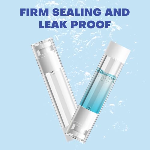 Spray Bottle - Fine Mist Refillable Travel Bottles for Hair & Skincare – Mini Airless Pump 1.7oz Leakproof Spray Bottles (4 Pack)2