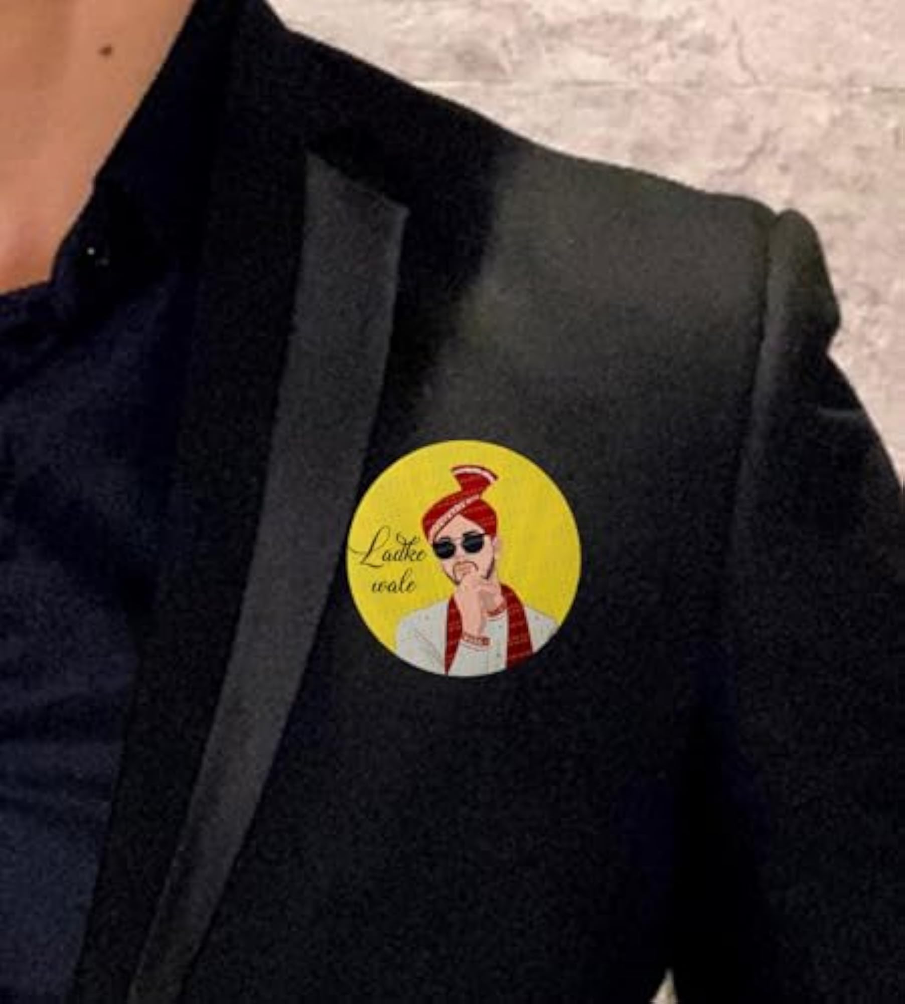Ladkiwale & Ladkewale Wedding Badges, Unique Gift