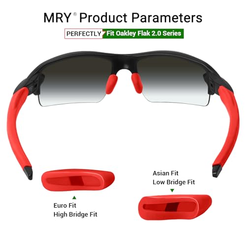 Image of Mryok Replacement Earsocks Nosepieces Kits for Oakley Flak 2.0 OO9295 / 2.0 XL OO9188 - Options