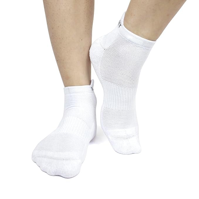 Image of Men's Low Cut Ankle Socks Pack | Bamboo Cushioned Sports Socks for Gym, Running, Walking